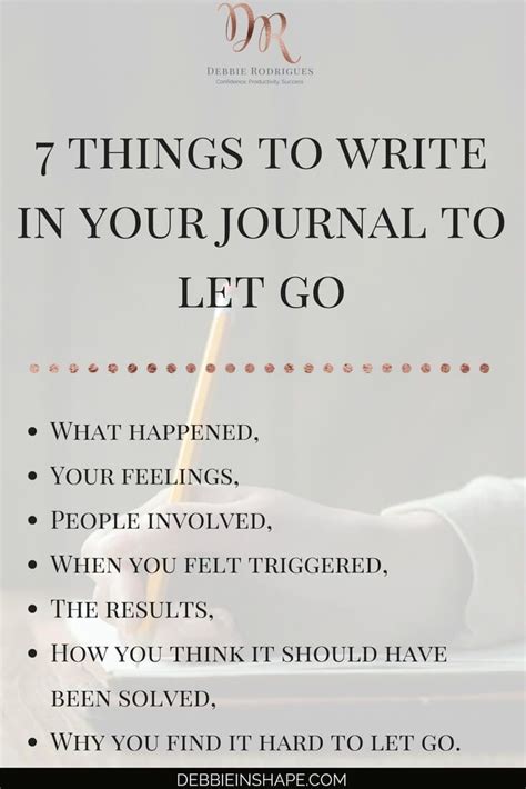 How To Use Journaling To Help You Forgive Debbie Rodrigues Journal