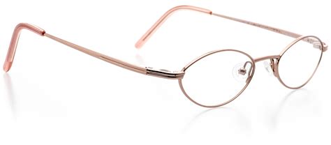 Optical Eyewear Oval Shape Metal Full Rim Frame Prescription Eyeglasses Rx Pink Walmart