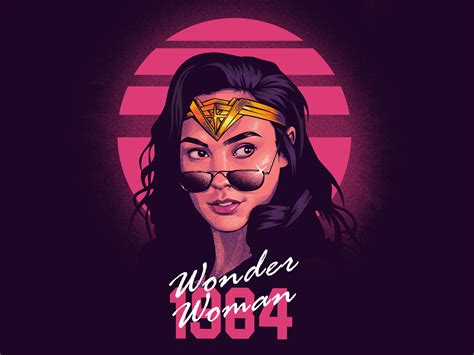 Gal gadot wonder woman 1984 art 4k hd movies. 1400x1050 Wonder Woman 1984 Neon Synthwave Poster ...