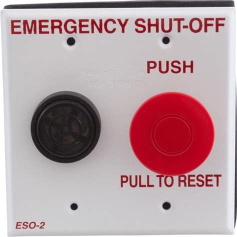 Pentair Emergency Shut Off Switch With Audible Alarm