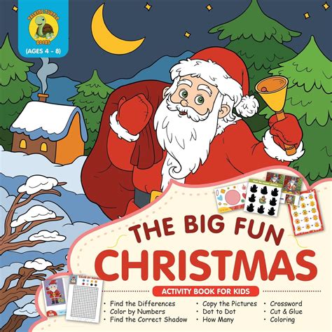 Holiday Activity Books The Big Fun Christmas Activity Book For Kids