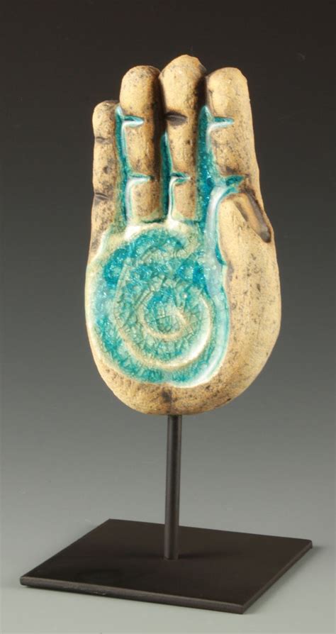 Hand With Spiral Pool By Cathy Broski Ceramic Sculpture Artful Home