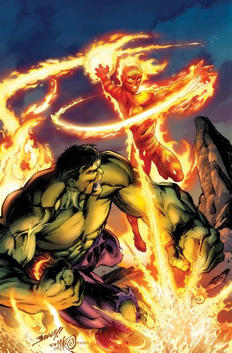 Human Torch And Hulk From The Marvel Vault 2011 1 Comic Issues Marvel