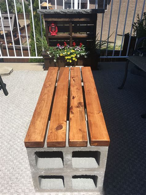 Diy Cinder Block Bench