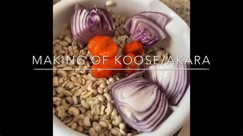 Making Of Kooseakara Beans Cake A West African Recipe And Snack 🇬🇭 🇹🇬