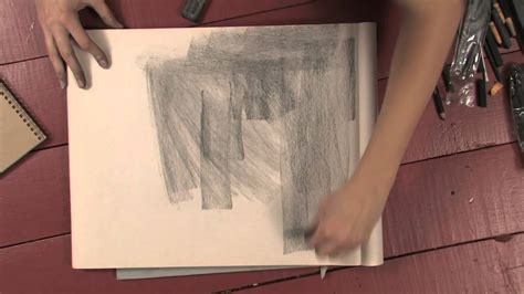 Drawing With Charcoal Making A Drawing Tool Out Of A Rubber Eraser