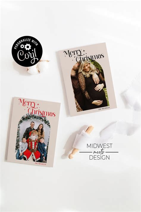 Year In Review Christmas Card Template Year In Review Holiday Etsy