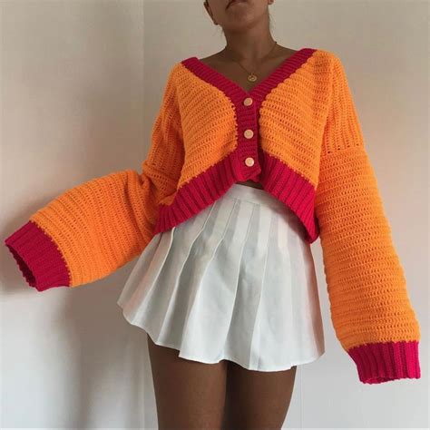 Crochet Top Outfit Knit Outfit Crochet Cardigan Crochet Clothes Diy