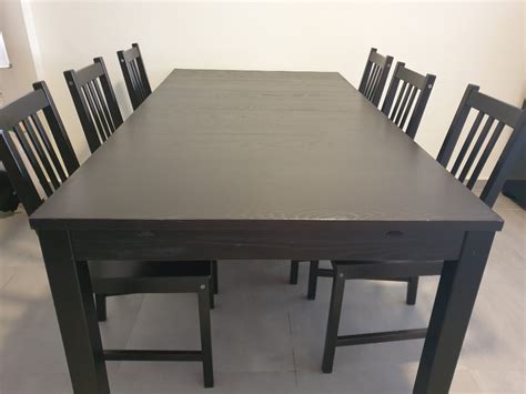 Ikea Laneberg Dining Table With Stefan Chairs Available Furniture Home Living Furniture