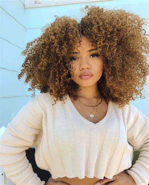 Natural Hair African American Dyed Curly Hair Curly Hair Styles Natural Hair Styles