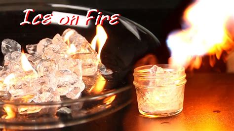 Ice On Fire Awesome Science Youtube