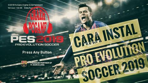 Cara Instal Pro Evolution Soccer Pes Gameplay Pc Youtube