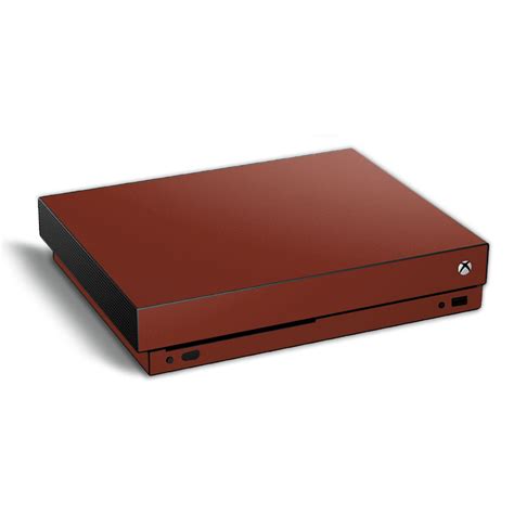 Burnt Red Xbox One X Skin Ko Custom Creations