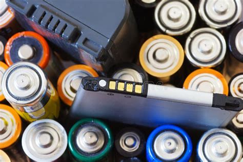 Many Various Batteries Stock Photo Image Of Pile Device 100157174
