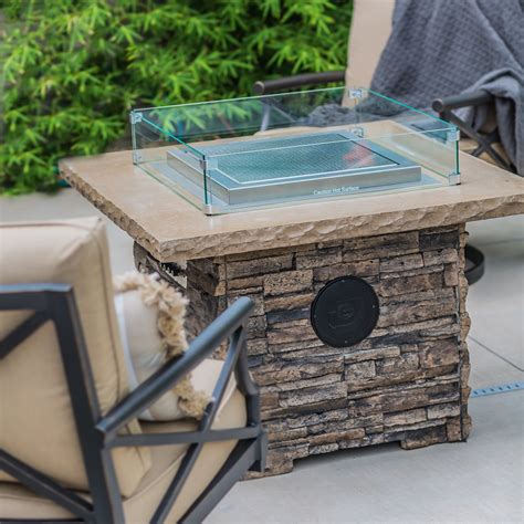 Adding a wind guard to your fire pit also ensures that you and your loved ones aren't accidentally burned in windy conditions. Dancing Fire Pit + Wind Guard (The Montana) - Blazing ...