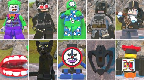 All Drone Access Characters In Lego Dc Super Villains Youtube