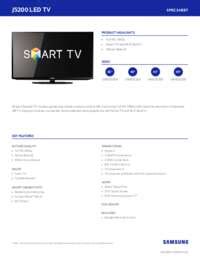 Samsung Un J Afxza Inch Smart Led Tv Appliances Connection