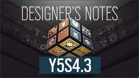 Rainbow Six Siege Y5s34 Designers Notes Explains The