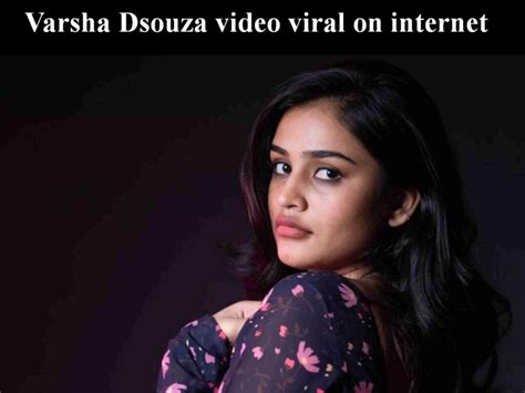 Varsha Dsouza Video