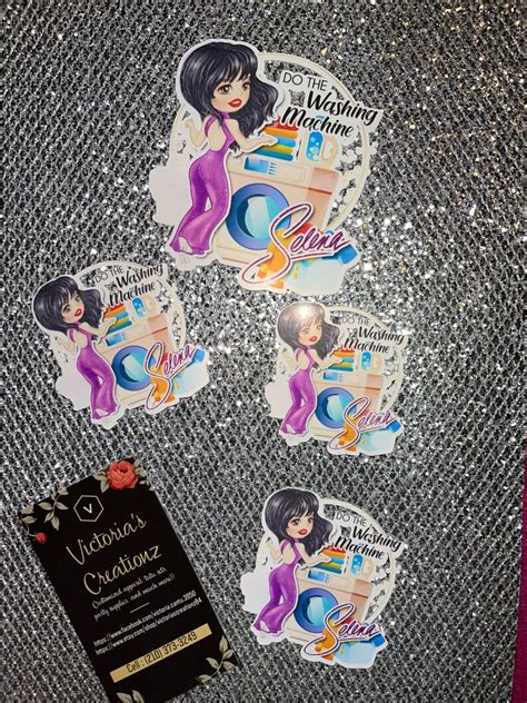 Sticker Pack Selena Washing Machine Inspired Etsy