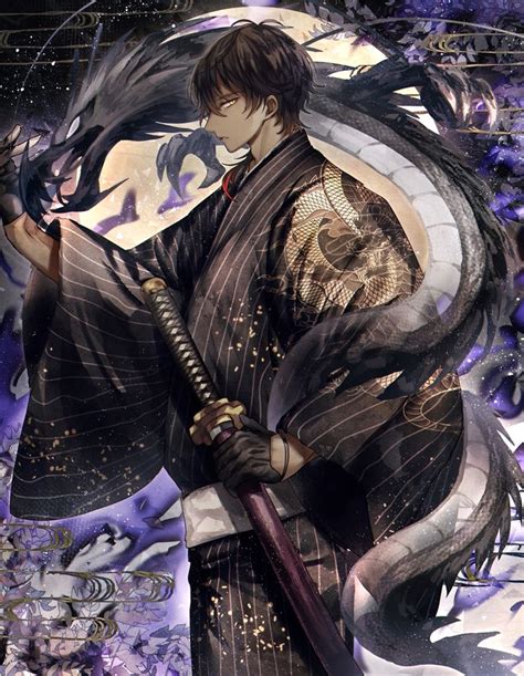 Ōkurikara Touken Ranbu Samurai Anime Anime Character Design Anime Fantasy