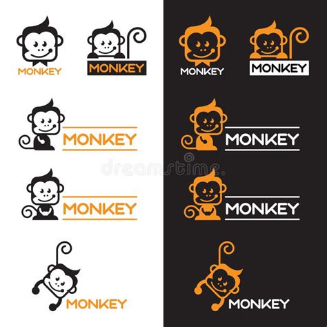 Monkey Logo Stock Vector Illustration Of Clip Monkey 16598815