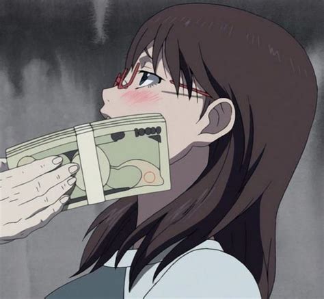 Anime Girl Money Meme