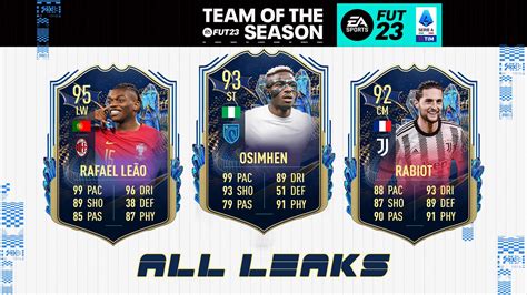Fifa 23 Tots Serie A Release Date And Leaks Team Of The Season Reveal