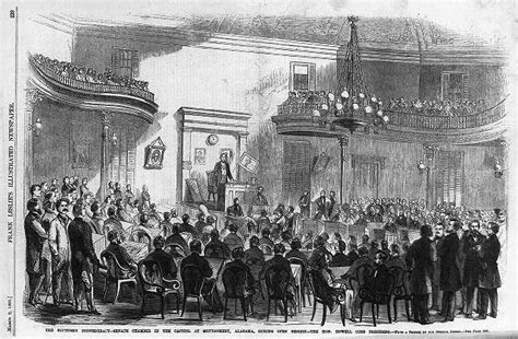 First Confederate Provisional Congress Was Held In Montgomery In 1861