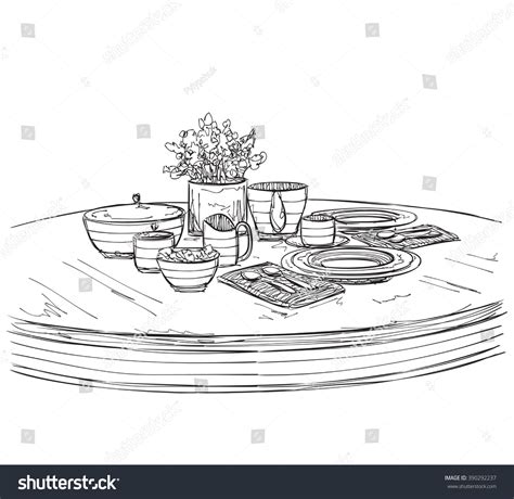 17000 Lunch Table Drawing Images Stock Photos And Vectors Shutterstock