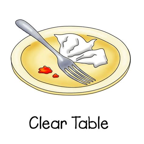 Clear Dishes Clip Art