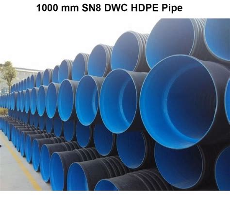 1000 Mm Sn8 Dwc Hdpe Pipe At Rs 8900meter Hdpe Double Wall
