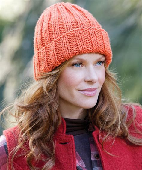 Ribbed Knit Hat Pattern A Knitting Blog