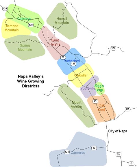 Napa Valley Map 