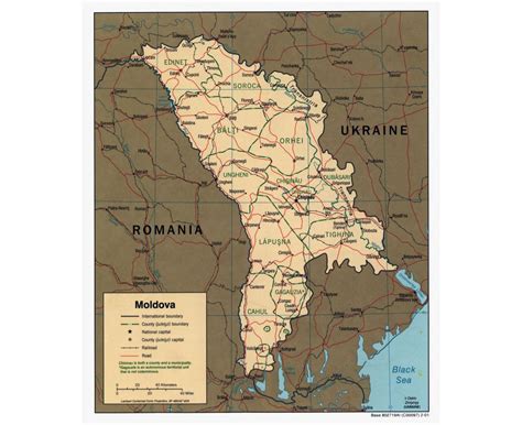 Maps Of Moldova Collection Of Maps Of Moldova Europe Mapsland