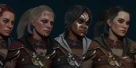 New Diablo 4 Update Reveals In Game Models And Character Art