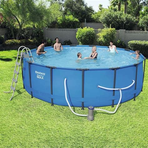 Bestway 15 Ft X 15 Ft X 48 In Round Above Ground Pool In The Above