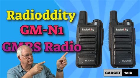 Radioddity Gm N1 Gmrs Handy Talkie Gadget Talk
