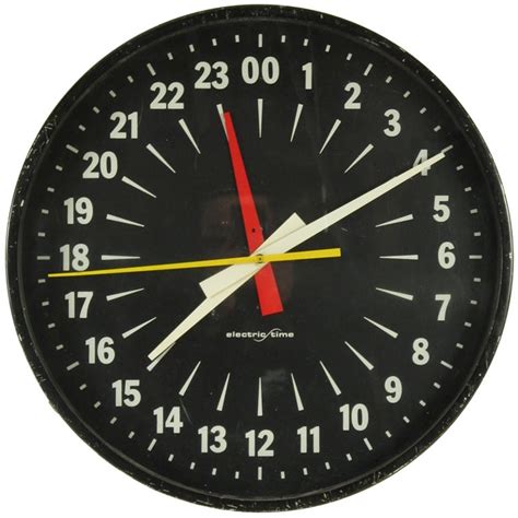 24 Hour Military Clock At 1stdibs