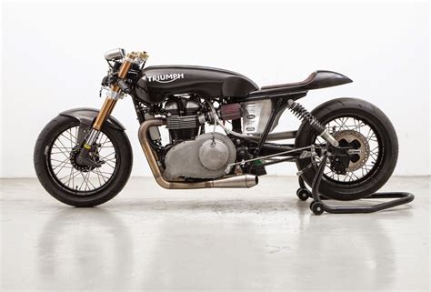 Motorcycle books are usually slow, contemplative tales that follow a protagonist's journey as he comes to some deep, ponderous realization about himself. Triumph Salt Racer - RocketGarage - Cafe Racer Magazine
