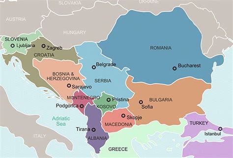 Countries Of The Balkans