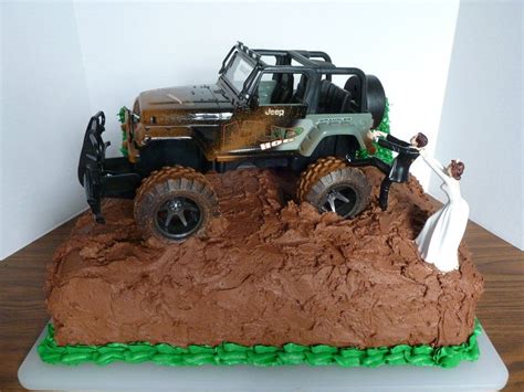 Jeep Wedding Dream Wedding Chocolate Grooms Cake Car Cakes For Men