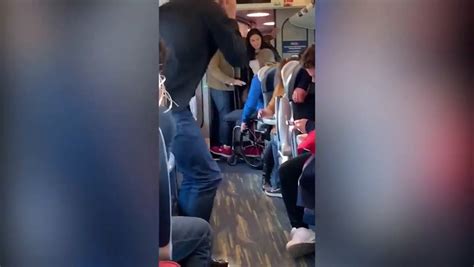 virgin passenger slaps woman on train as row on packed service gets