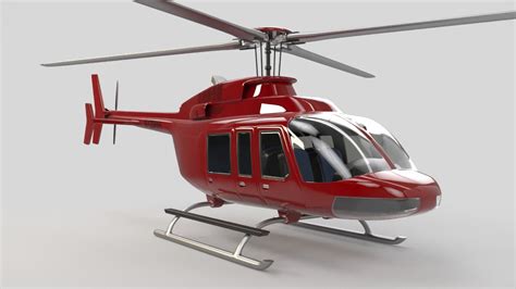 Bell 407 Helicopter 3d Model For Cinema 4d Matt Rittman