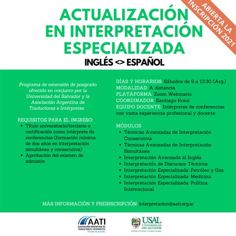 Aati Asociación Argentina De Traductores E Intérpretes Segunda