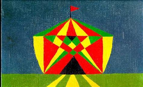 Dwight Watt Circus Tent Painting