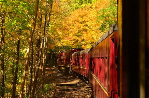 Fall Foliage Train Ride Took The Train Out Of New Hope Pa Flickr