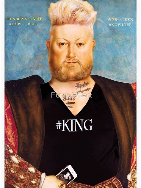 King Henry Viii Social Media Meme Poster For Sale By Funnysmart
