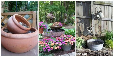 15 Diy Outdoor Fountain Ideas How To Make A Garden