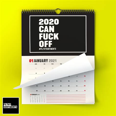 Funny 2021 Calendar Rude Calendar Funny Calendars